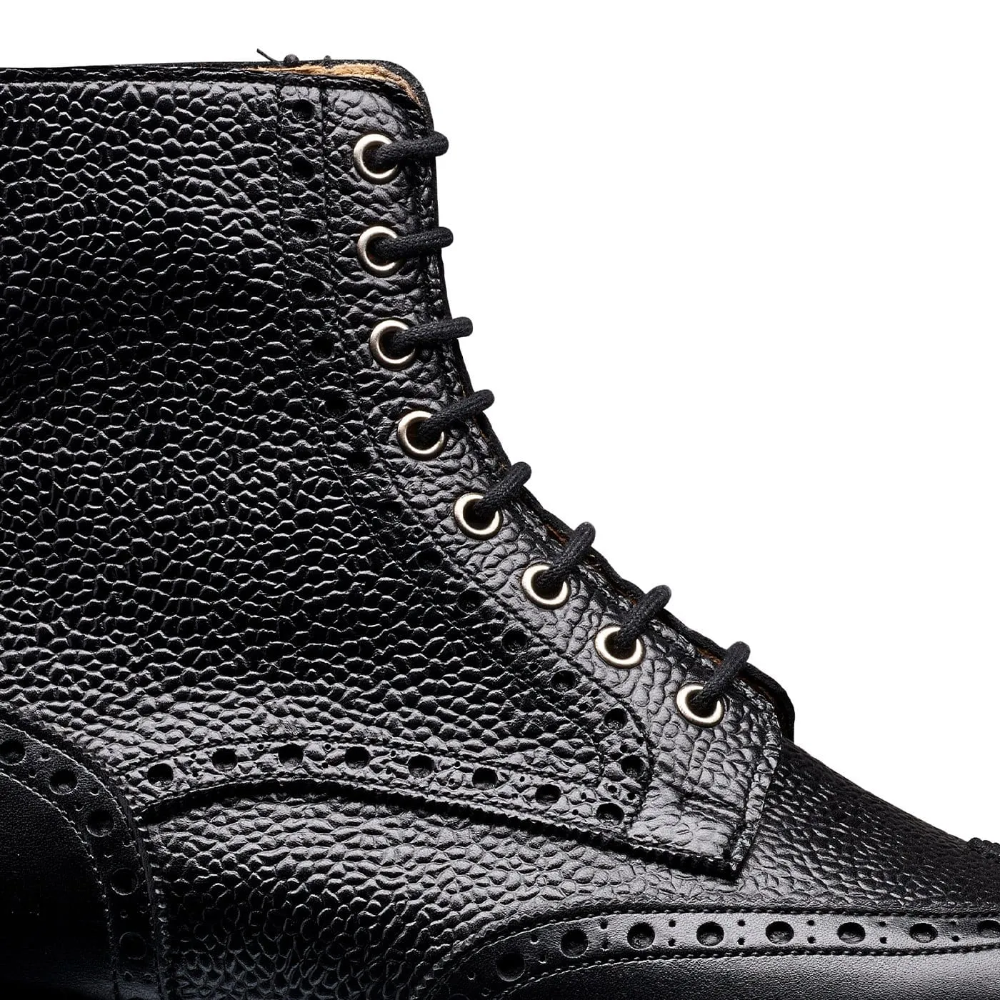 Grace 2 Black Calf & Black Scotch Grain Occasion Sharp