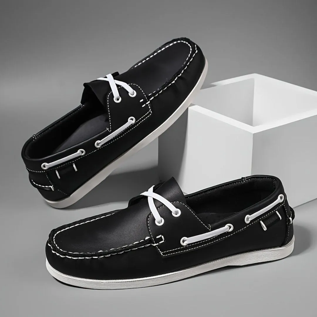 City Hold Comfortable leather Lennox Boat Luxe Loafers
