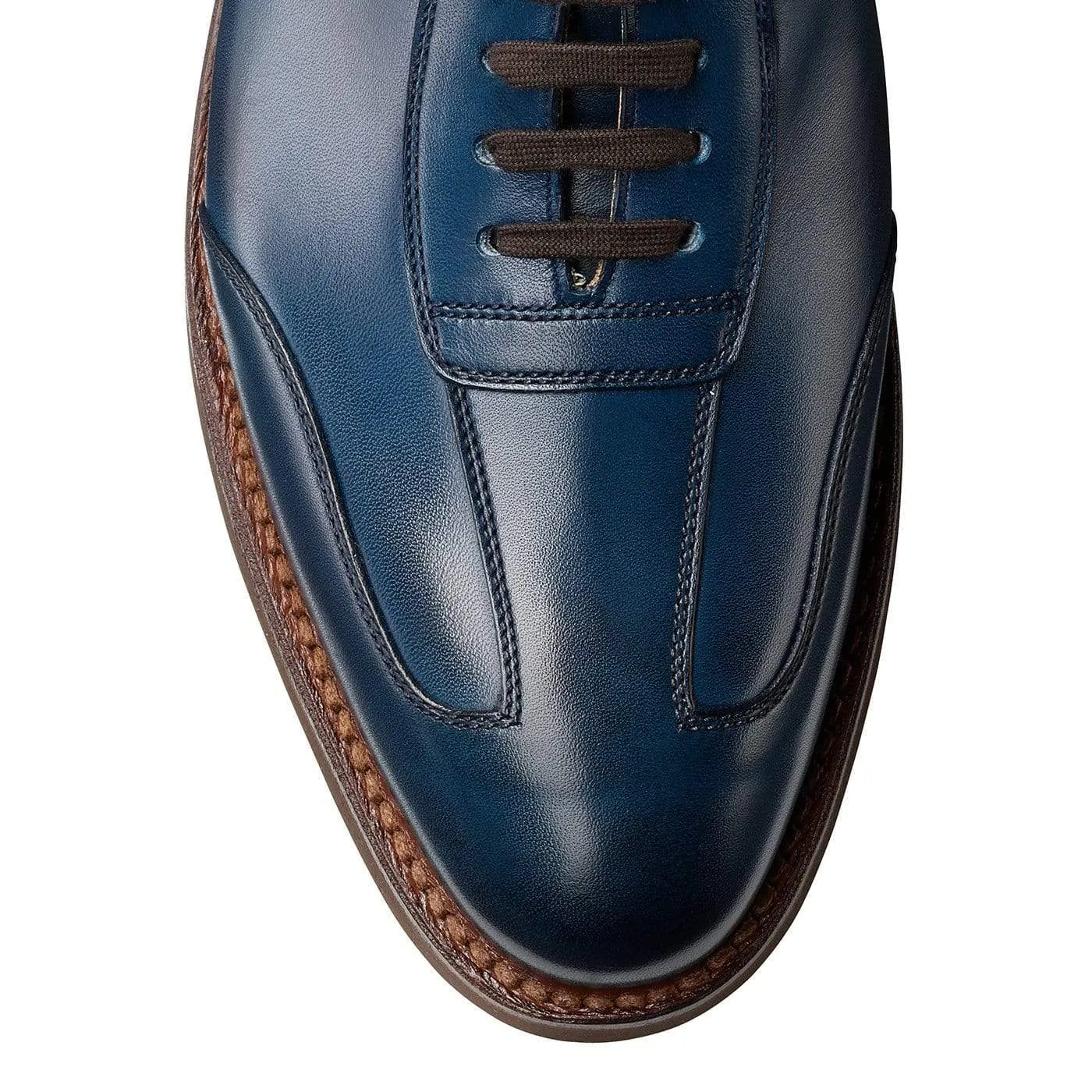 Balanced Look Casual Office Look Truro Blue Burnished Calf