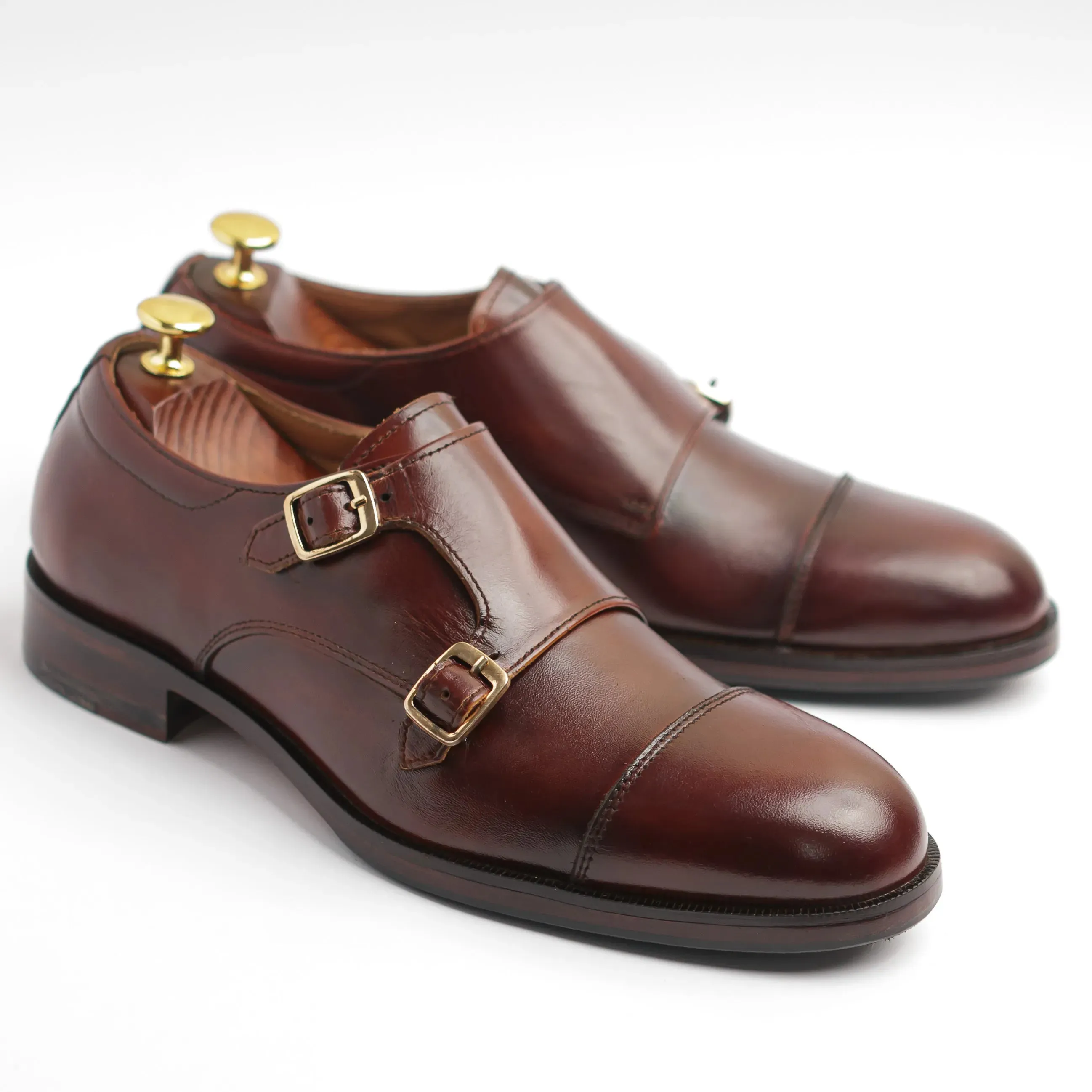 Step Style Understated Oxfords Echelon - Chestnut Brown
