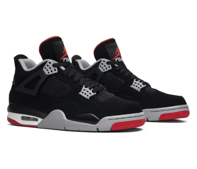 multi - surface shoes Men's Nike Air Jordan 4 Retro (BRED 2019)