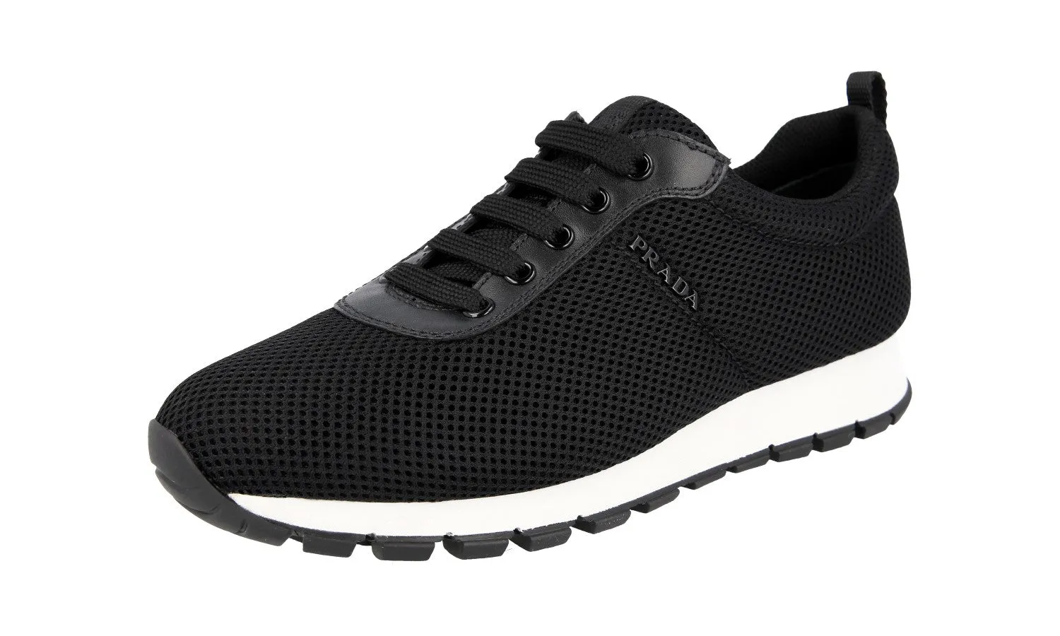 Prada Women's Black Matchrace Sneaker 3E6385 Everyday Choice Casual Edge