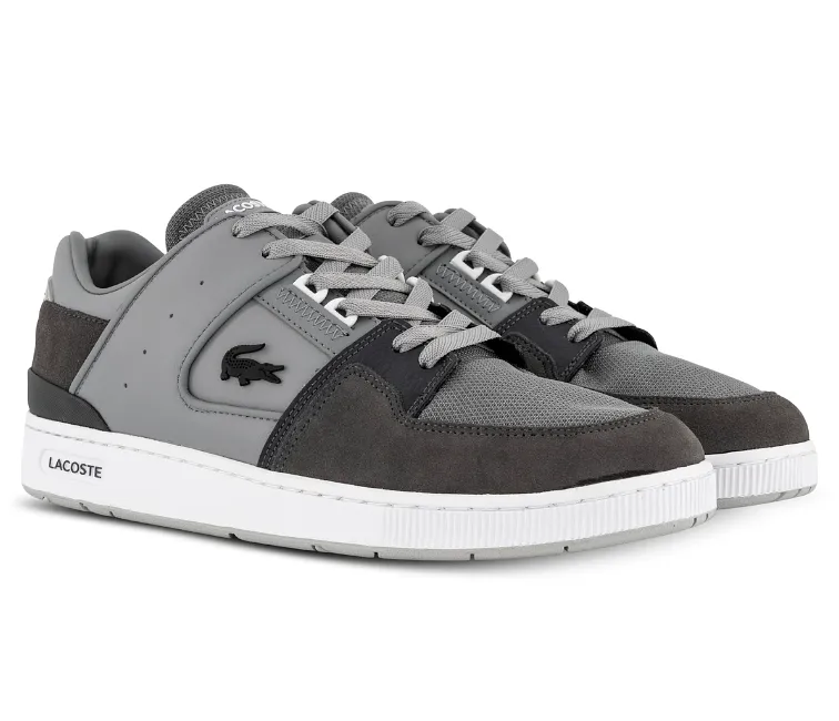 Narrow - footed bead - decorated running gear Men's Lacoste Court Cage 123 7 SMA (Grey/White)