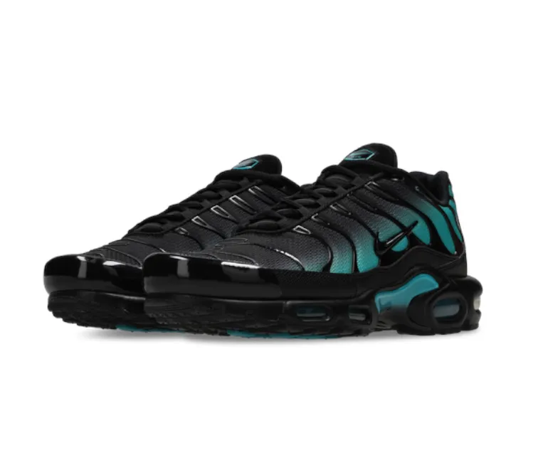Men??s Nike Air Max Plus TN (Aqua Fade) running in an airport area shoes