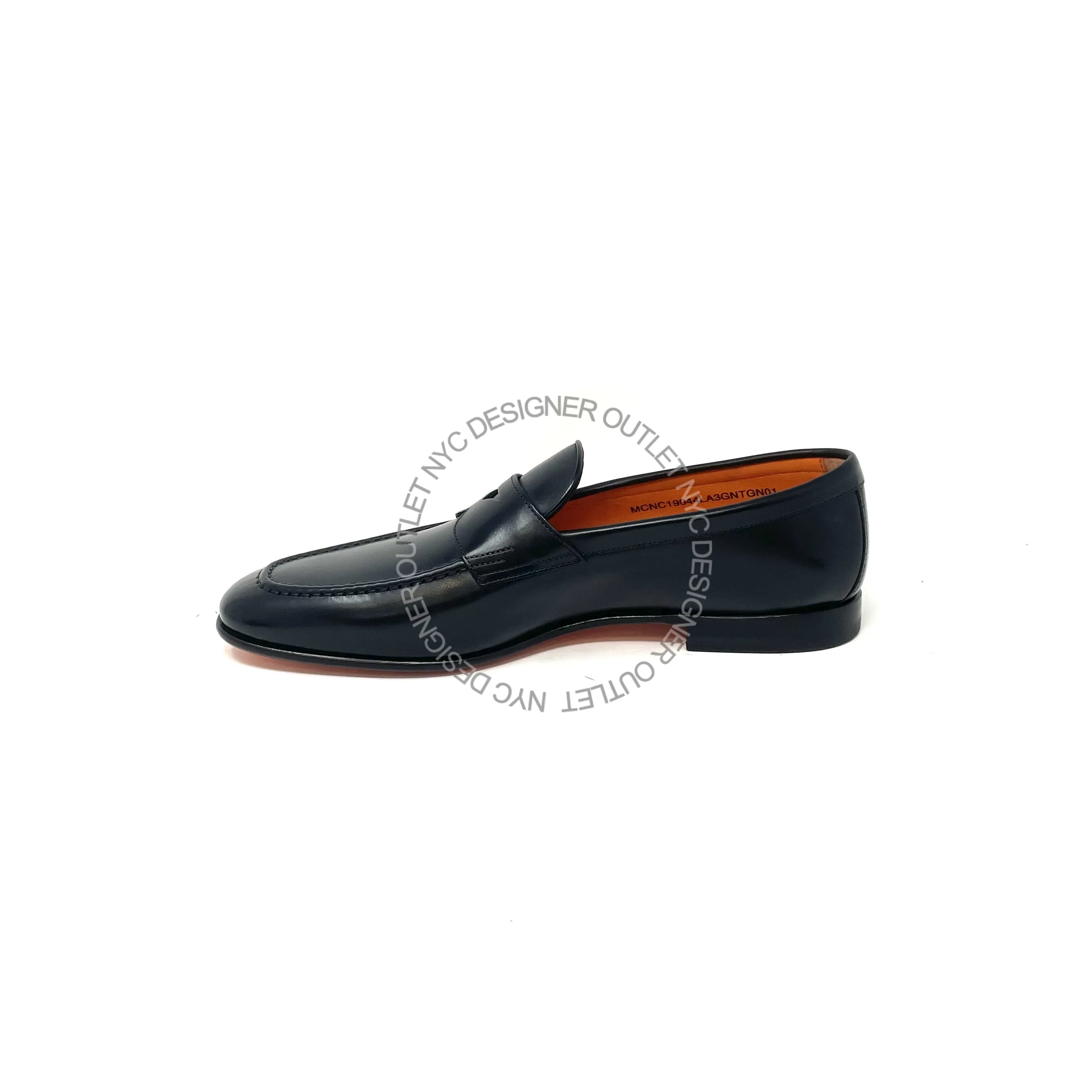 Santoni Loafer Patent Shine Comfortable Look
