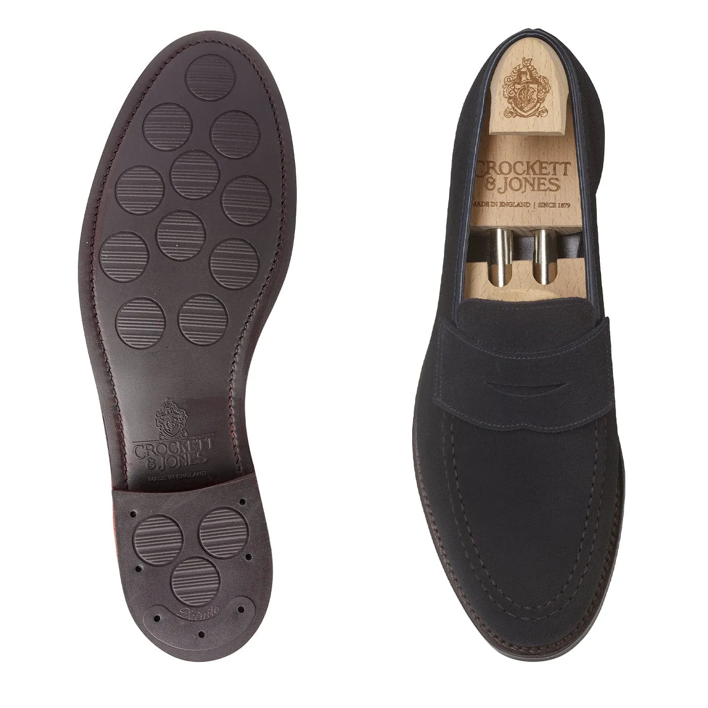 Harvard 2 Navy Suede Daily Wear Flexible Walk