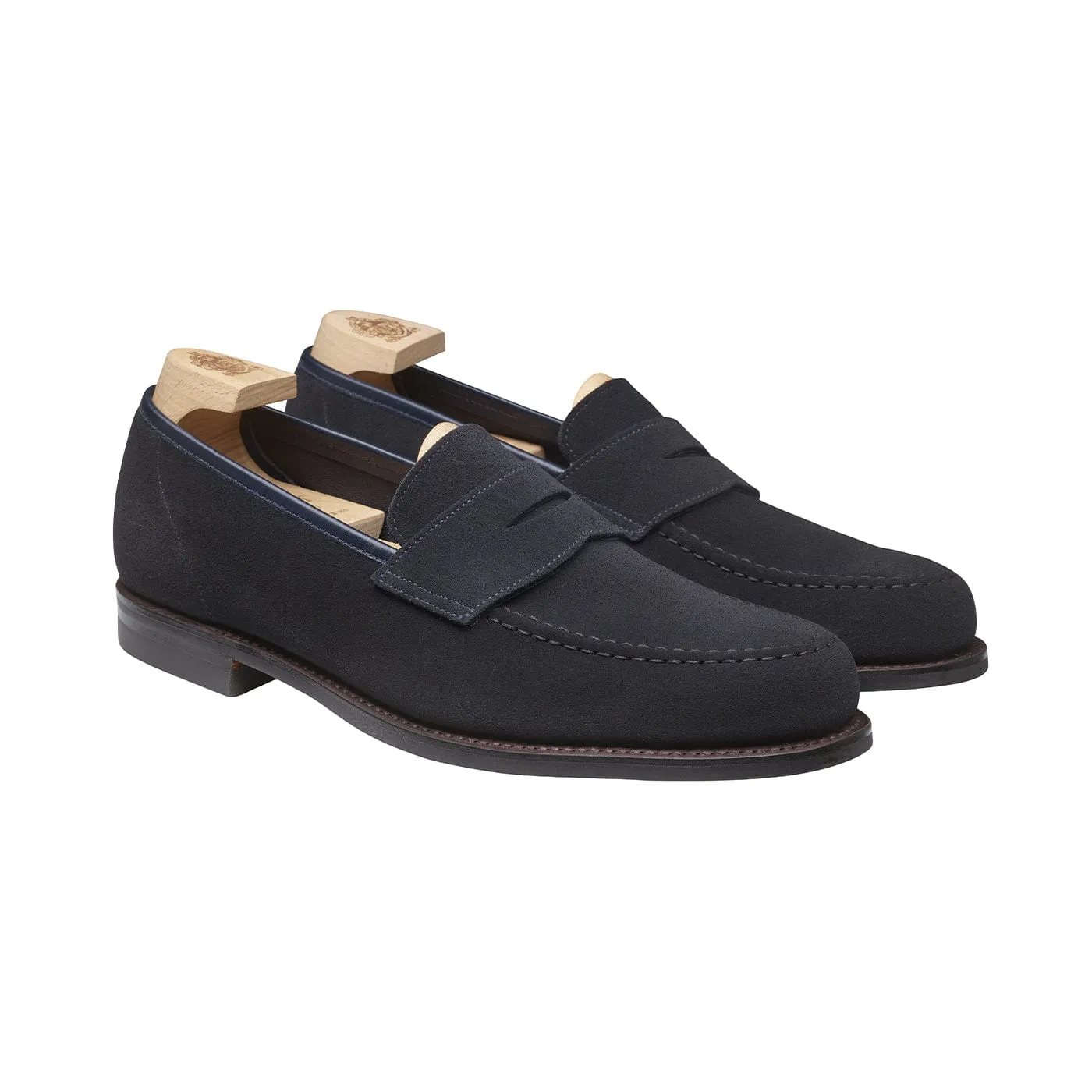 Block Stroll Harvard 2 Navy Suede