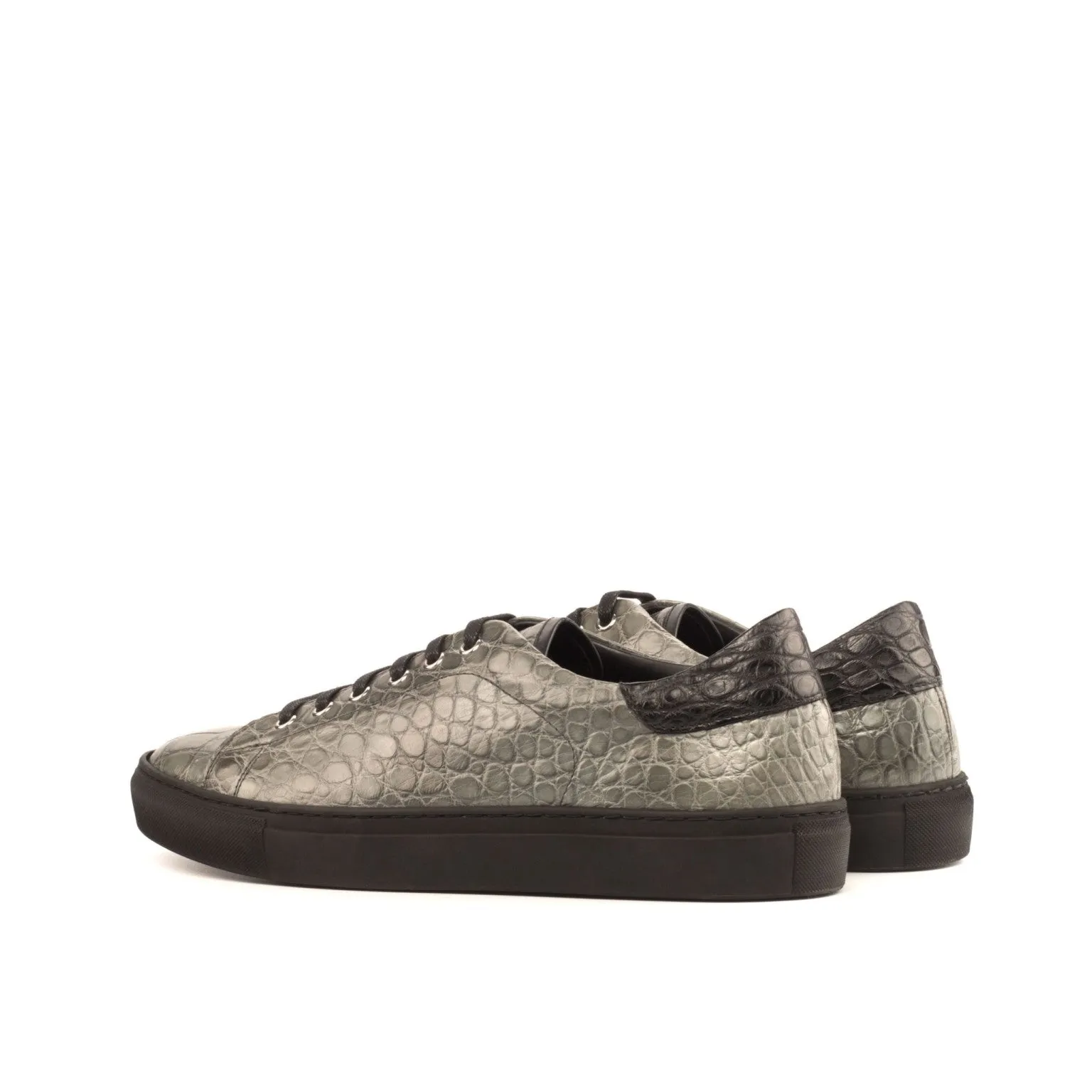 Urban Trend Grey Alligator Classic Trainers