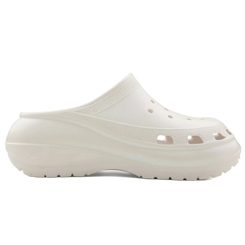 EasyToClean A-HA White Slingback Clogs For Women LB418-1E By Liberty