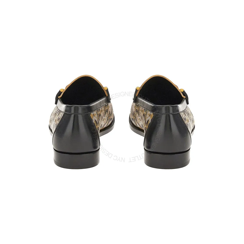 Cozy Design Metal Buckle Ferragamo Rolo Ganpur Women  Loafers