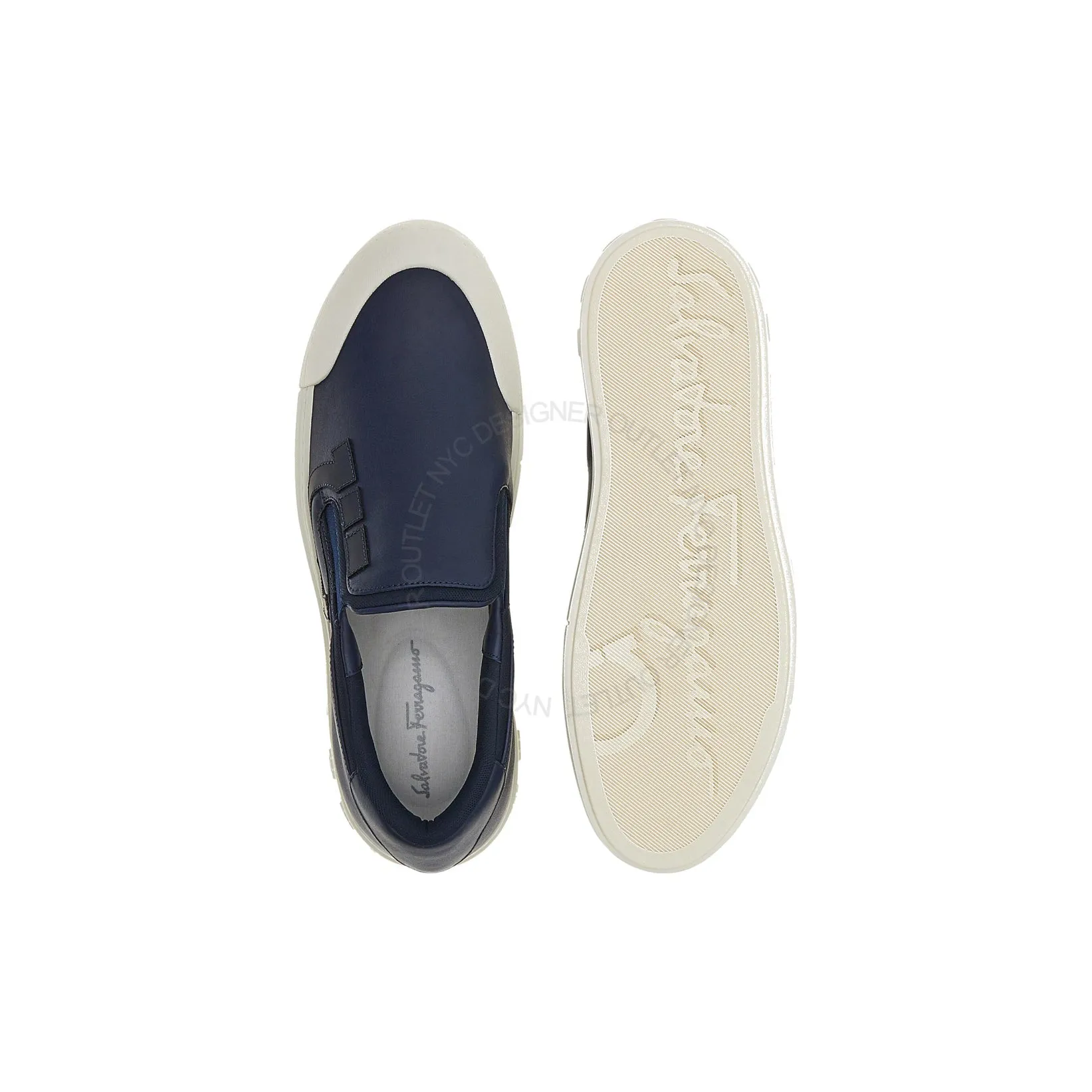 Leather Upper Expo Mood Ferragamo Marine Drivers