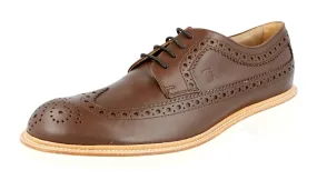 Tod's Men's Brown welt-sewn Leather Lace-up Shoes derby Fast Paced Sleek Vibe