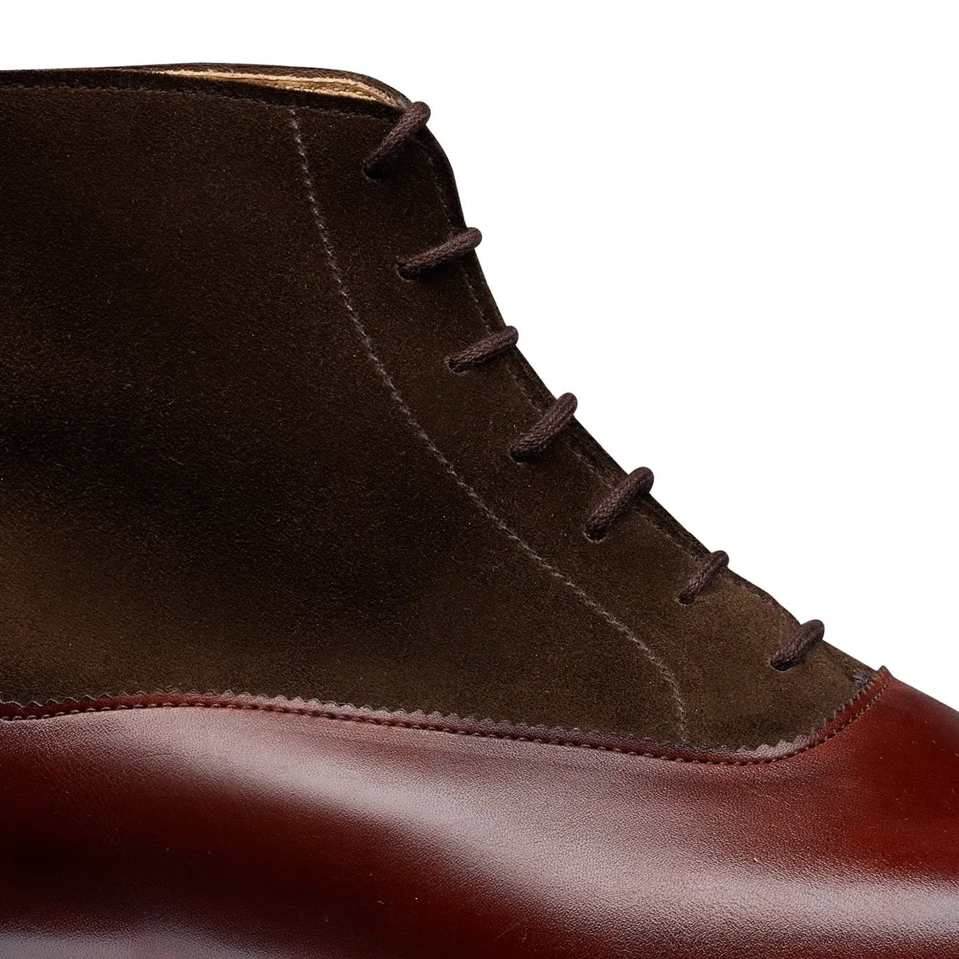 Clean Uniform Urban Cool Charlton Chestnut Calf & Dark Brown Suede