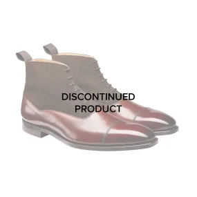 Charlton Chestnut Calf & Dark Brown Suede Easy Shade