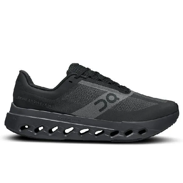 Mens On Running Cloudsurfer Next in Black/Eclipse Durable Eyelets