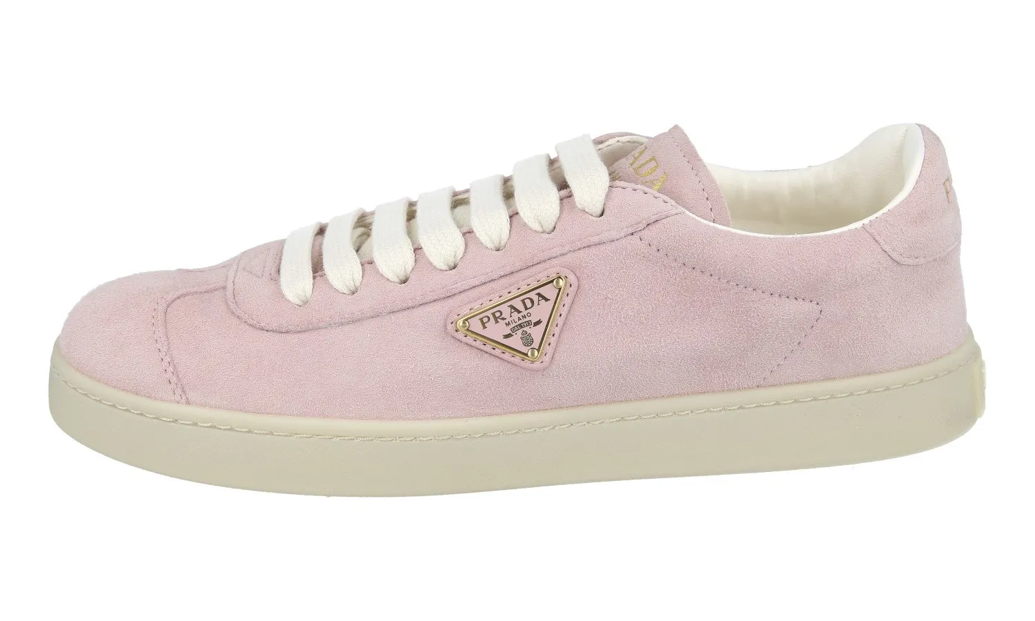 Performance Oriented Eco Vibe Prada Women's Purple Leather Lane Downtown Sneaker 1E413N