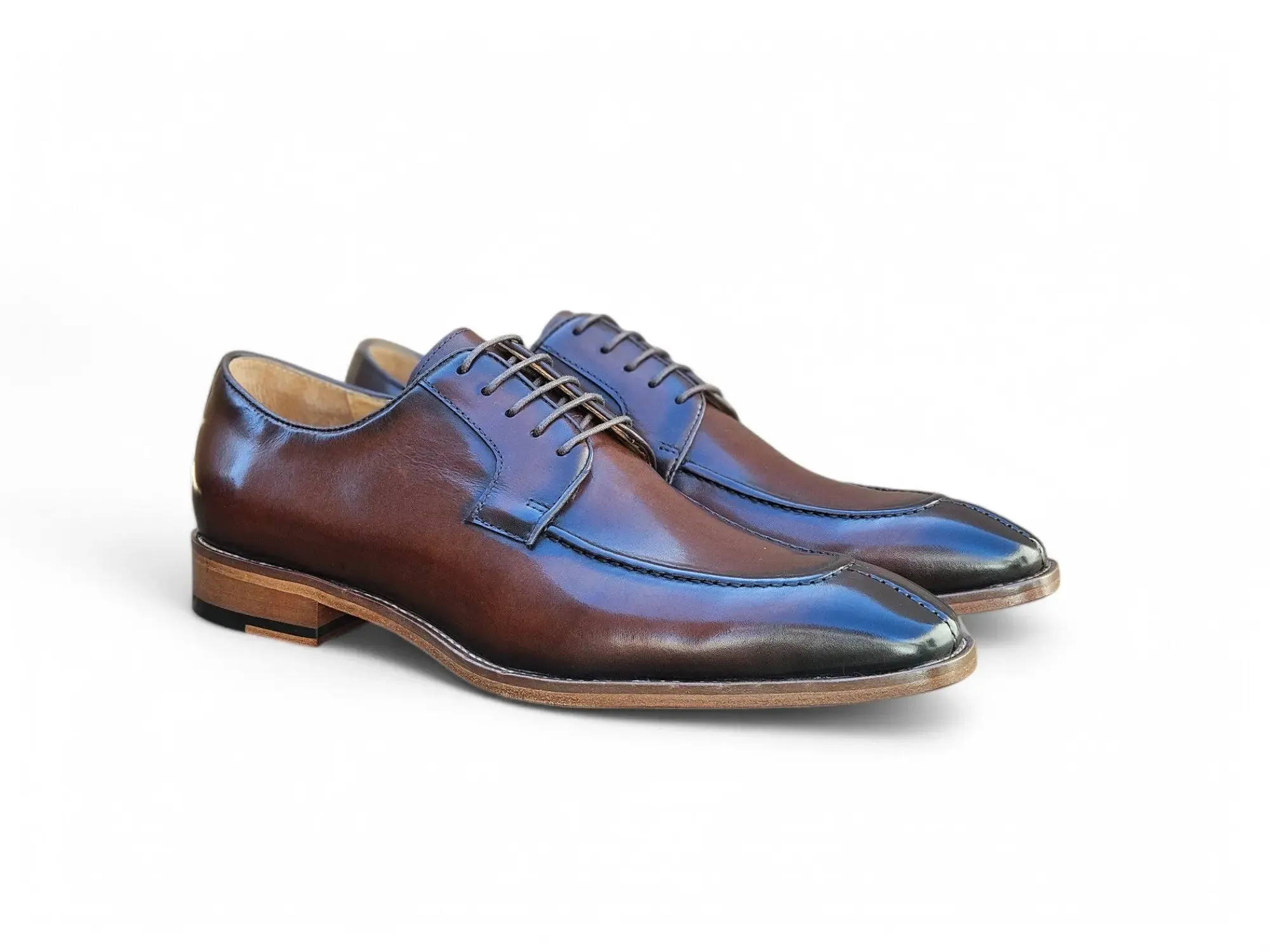 Split Toe Oxford in Leather Sole Professional Leather Lace-ups