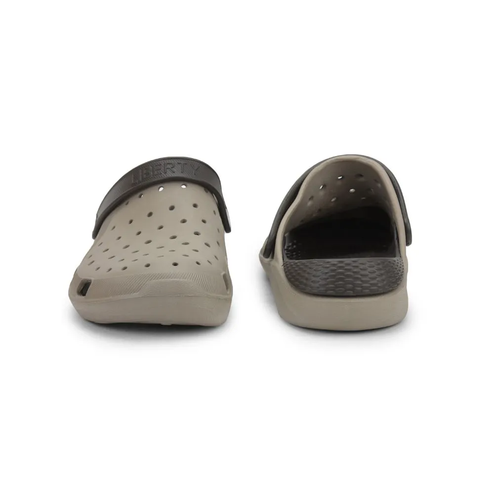 Effortless Walk Fit Sporty Vibe A-HA Casual Beige Clogs For Men LPMXT-800 By Liberty