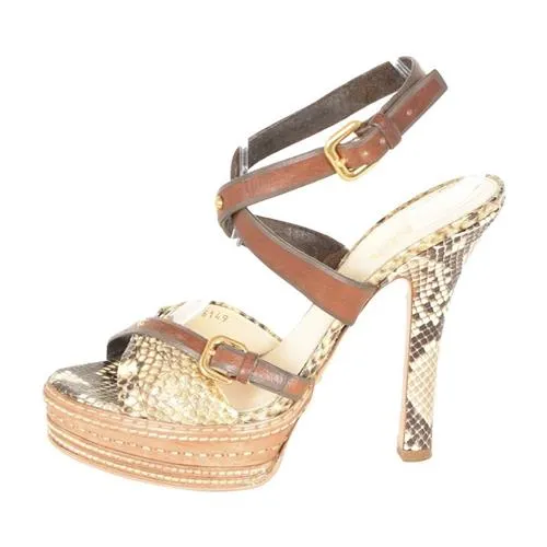 Prada Snakeskin Pumps Ice Grip