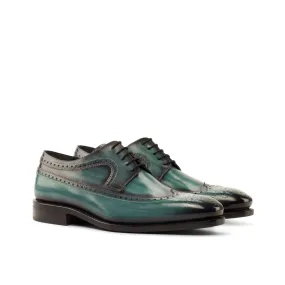 Versatile Uniform Dressy look Turquoise Patina Longwing Blucher Shoes