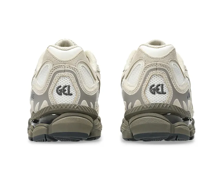 Narrow - toe - box step aerobics shoes Men's Asics Gel NYC (Cream/Khaki)