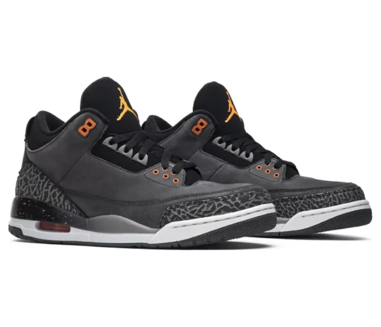 Stable Structure temporary shoes Men's Nike Air Jordan 3 Retro (Fear 2013)