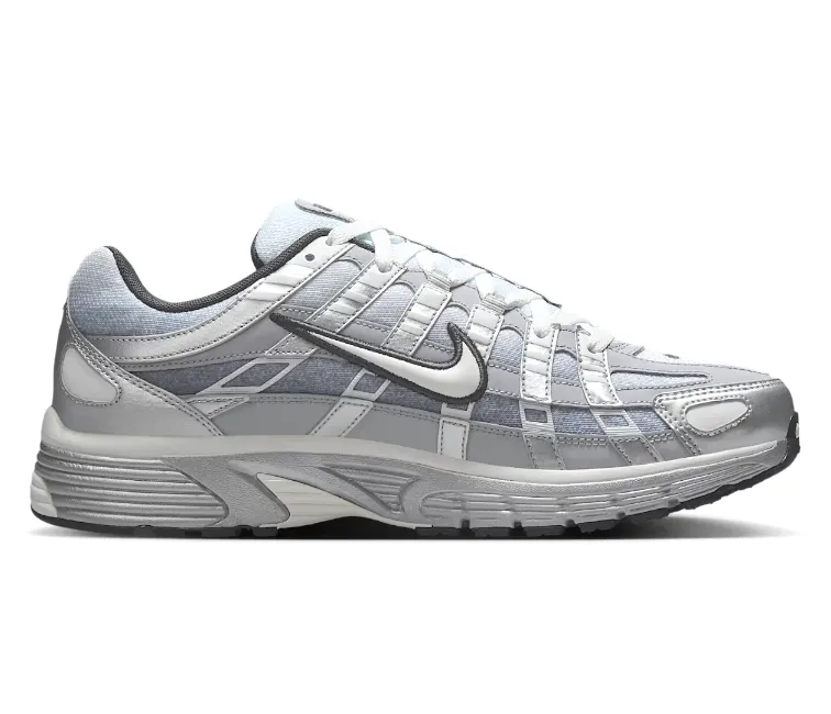 day - wear shoes Men??s Nike P-6000 (Metallic Silver/Summit White)