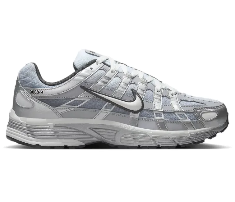 gender - specific shoes running in fall Men??s Nike P-6000 (Metallic Silver/Summit White)