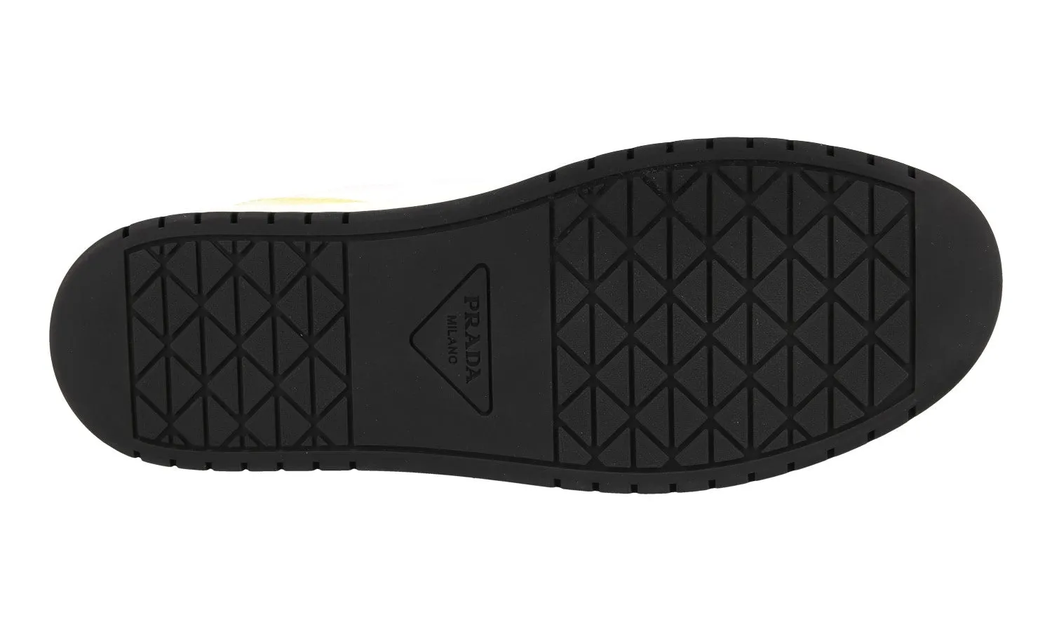 Prada Women's White Leather Downtown Sneaker 1E792M Stable Frame Speed Performance