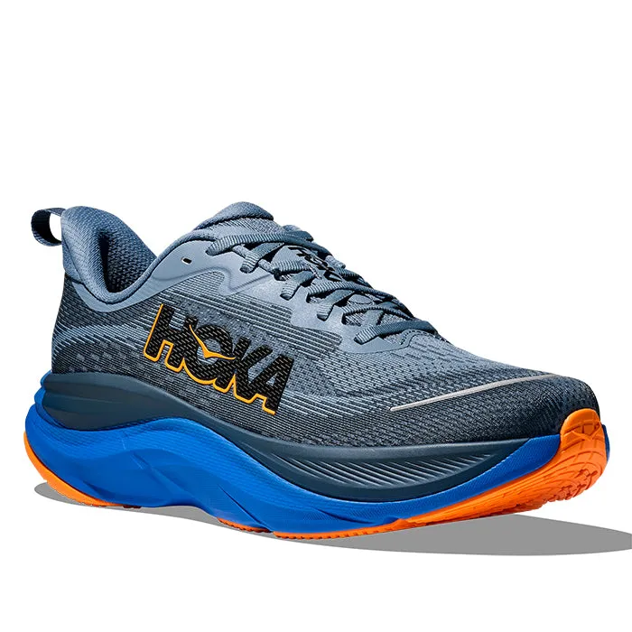 Torsional Stability Feature Mens Hoka Skyflow in Downpour/Thunder Cloud