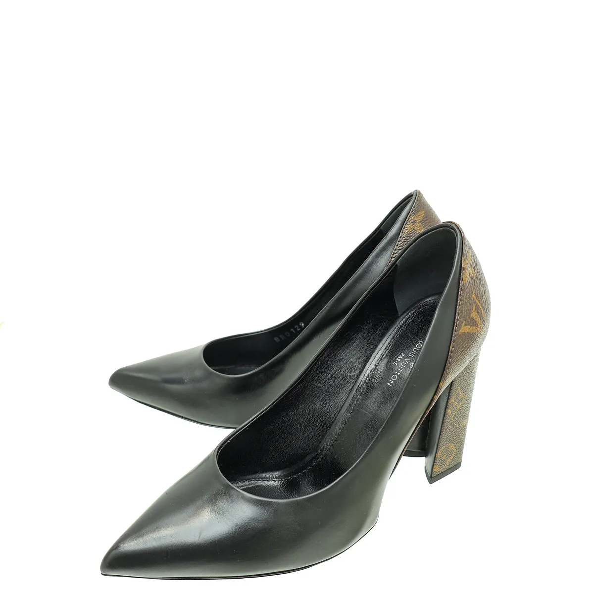 Breathable Daily Walk Louis Vuitton Monogram Black Matchmake Pump 37.5