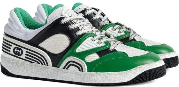 Gucci Basket Panelled Sneakers Unisex Design
