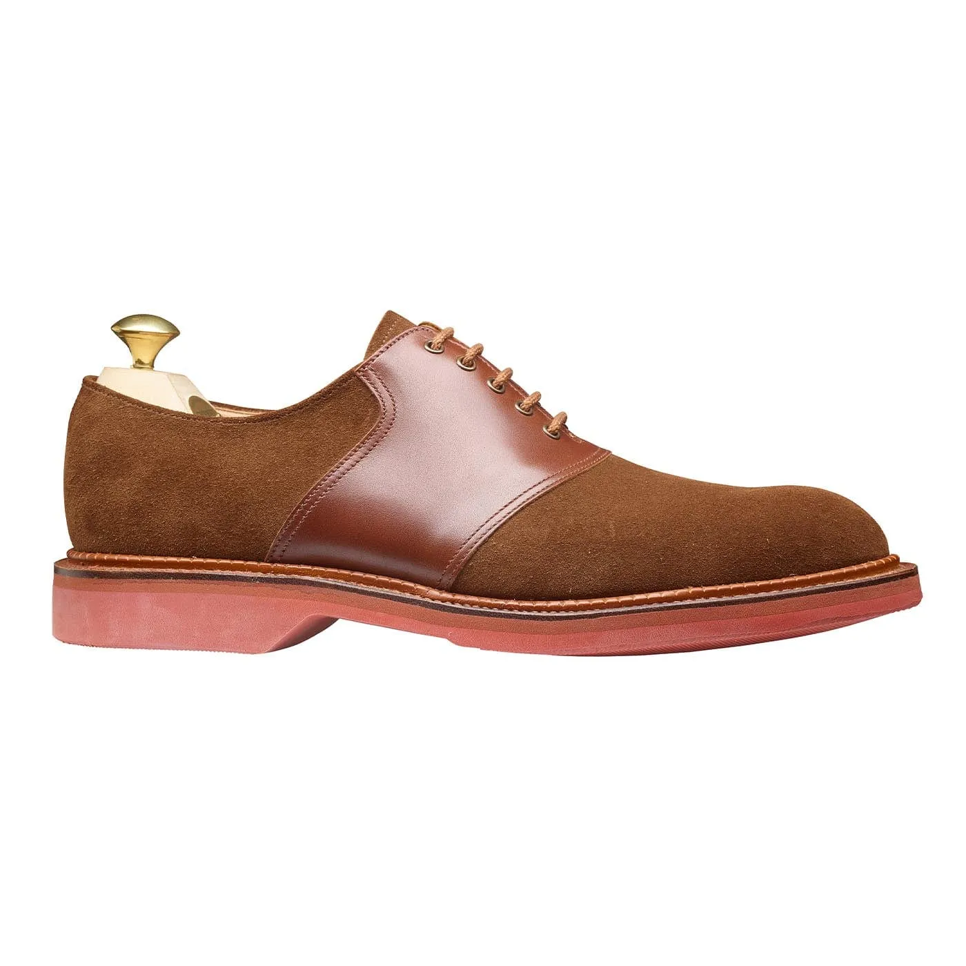 Penn Snuff Suede & Bracken Calf Balanced Structure Understated Styler