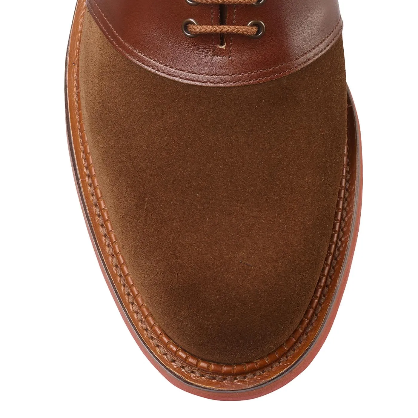 Penn Snuff Suede & Bracken Calf Classic Leather Lace-ups Flexible Frame Professional Setting