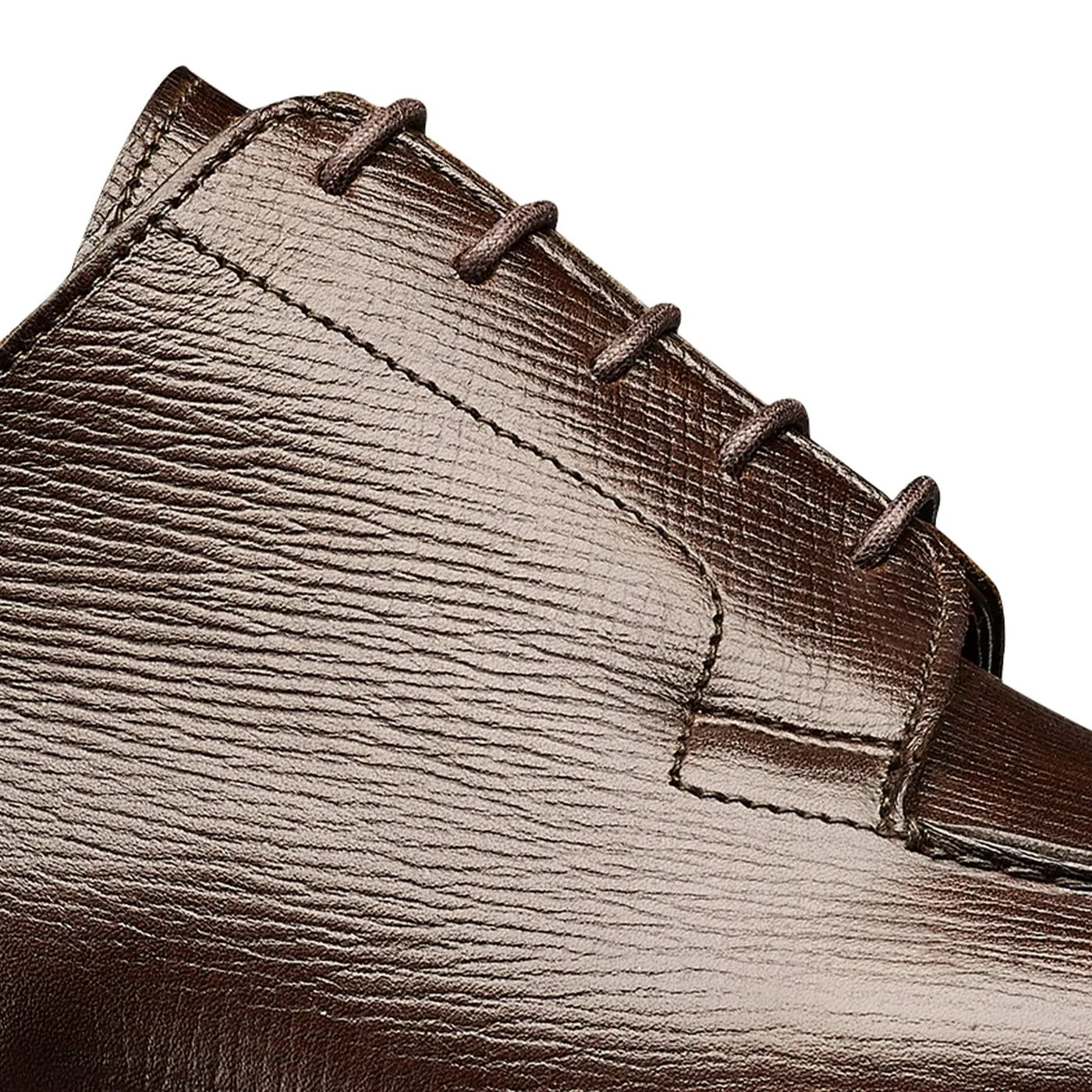 Balfour Dark Brown Willow Grain Hand Work