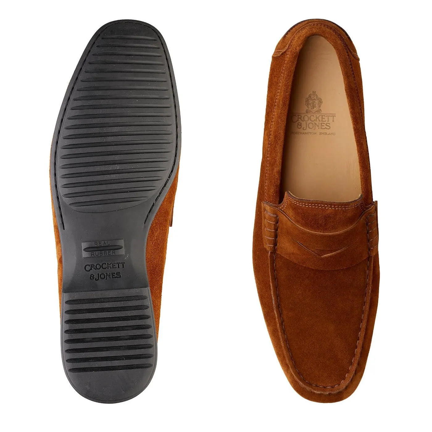 Classic Footwear Stylish Slip-Ons Genoa Polo Brown Suede