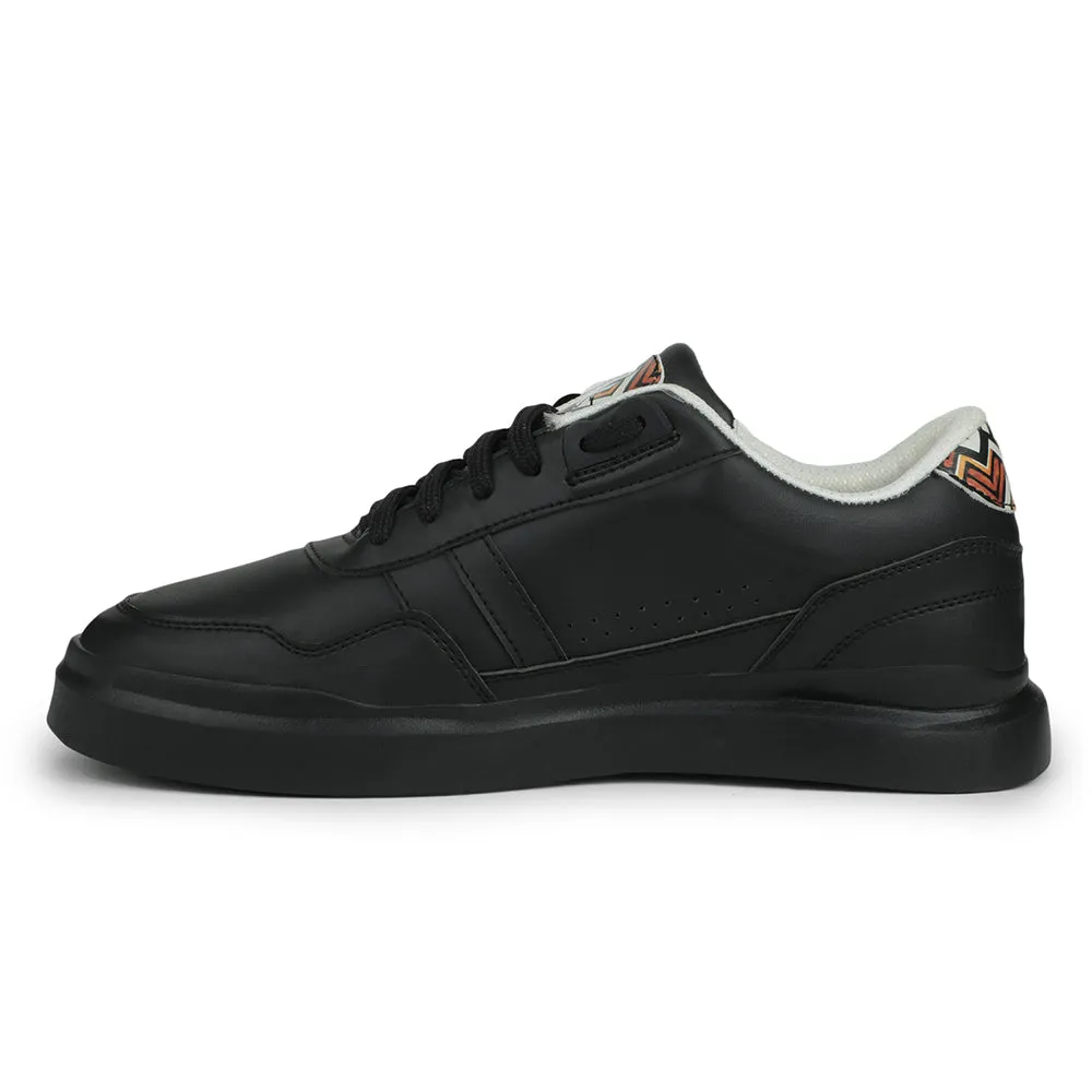 Modern confident - running Leap7x Black Casual Sneakers For Men NICOLAS-1E By Liberty