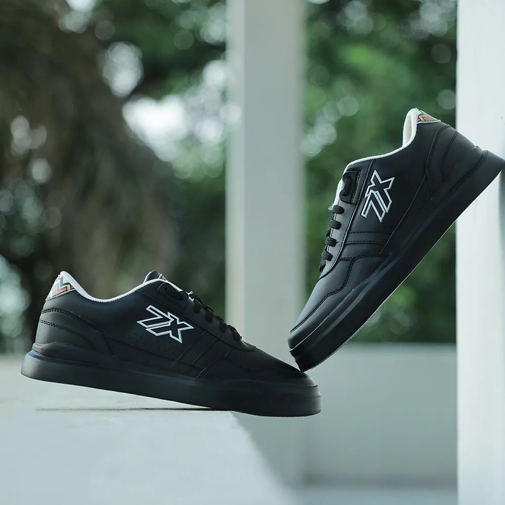 Leap7x Black Casual Sneakers For Men NICOLAS-1E By Liberty Marathon