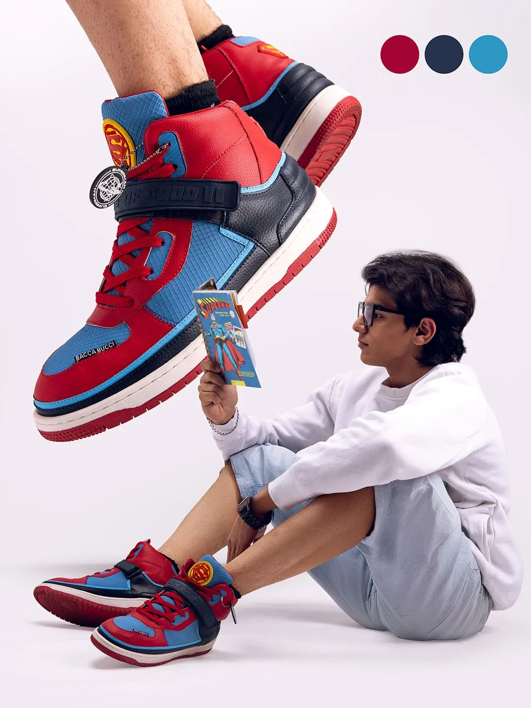 Superman with Bacca Bucci: Step Into the Legend track - and - field shoe functionality running with a removable insole
