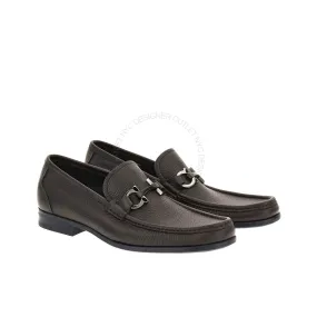 Easy Wear Deck Step Ferragamo Grandioso Brown Moccasins