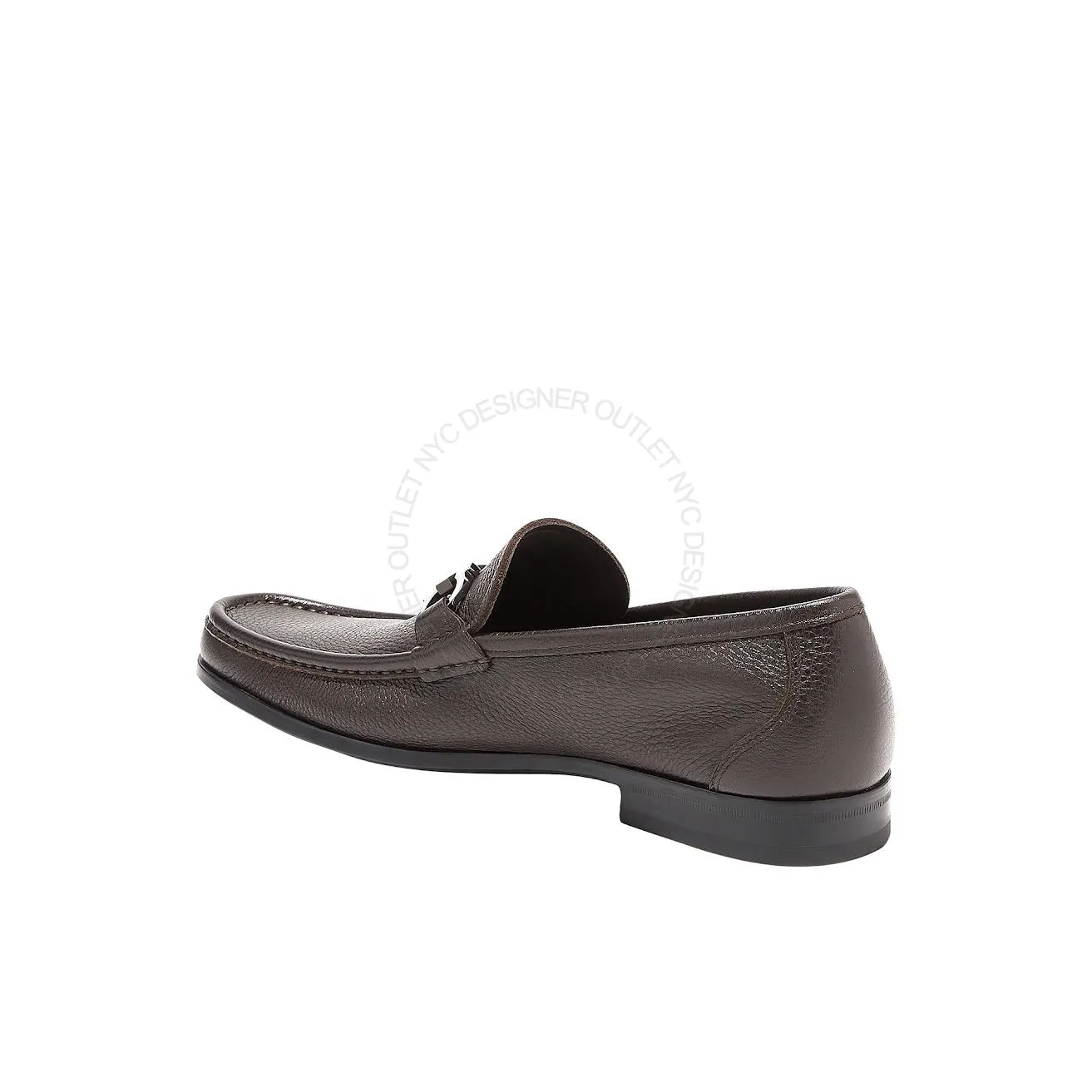 Ferragamo Grandioso Brown Moccasins Easy Wear