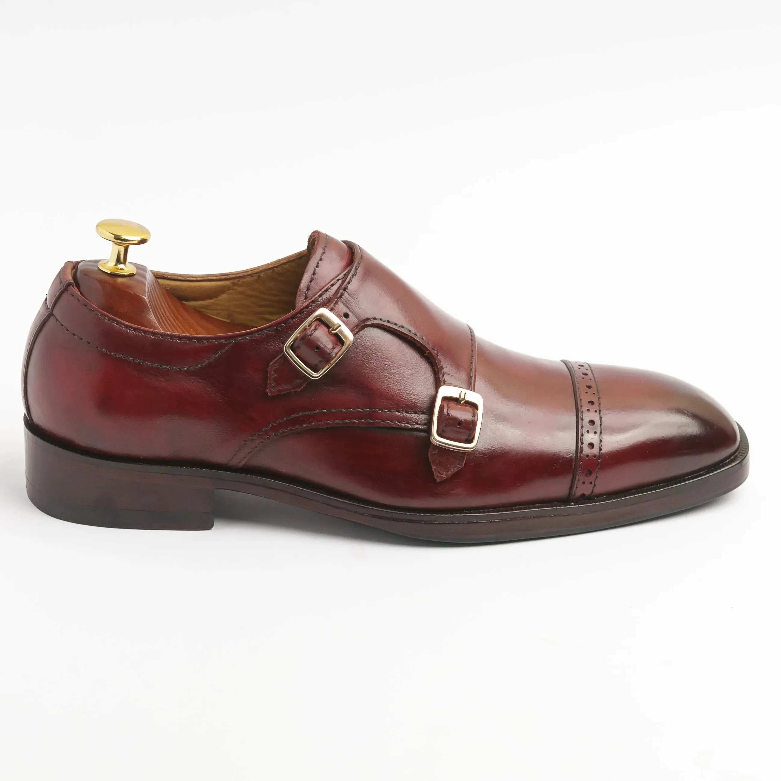 Stylish Slip On Sleek Comfort Monarch - Burgundy
