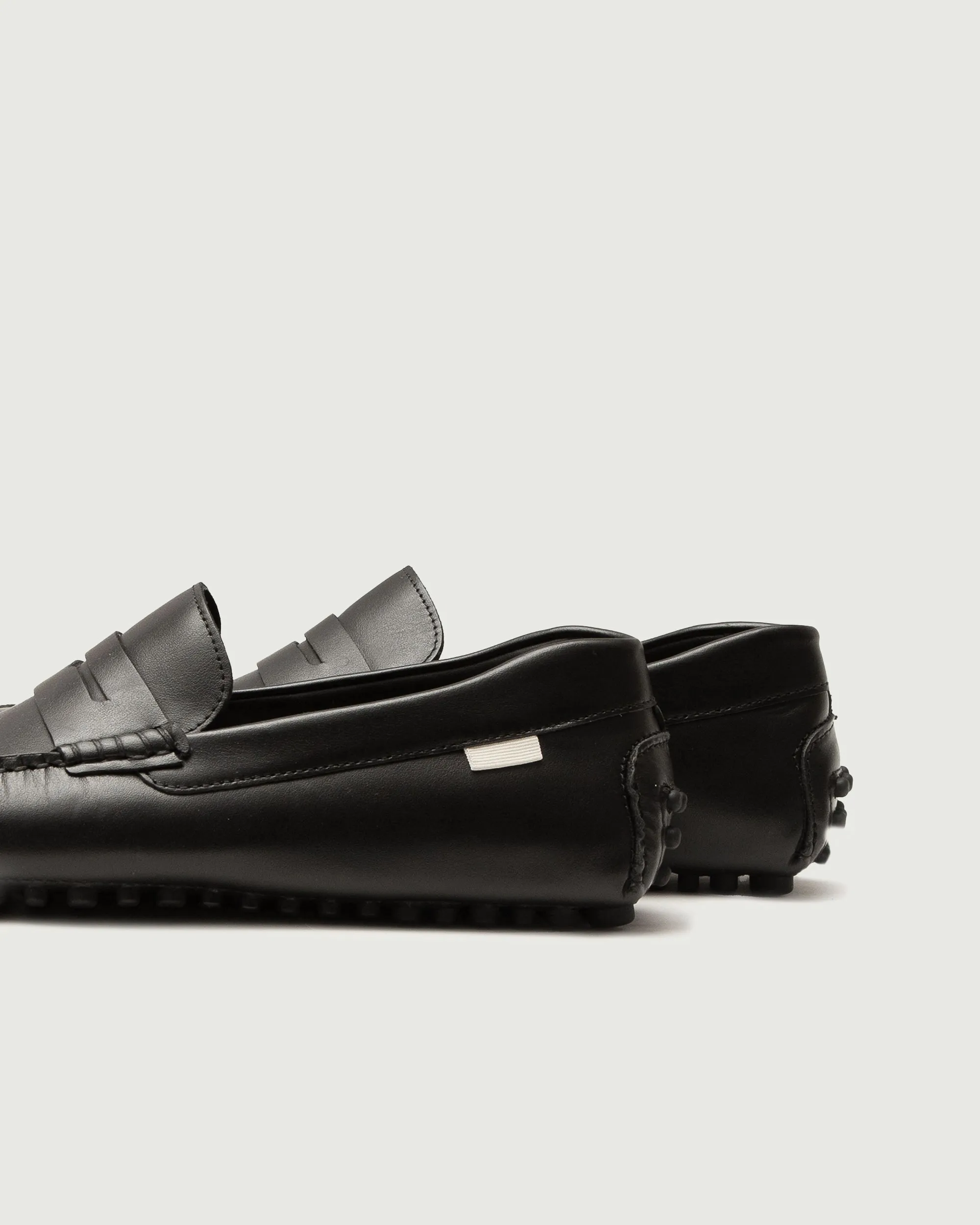 Durable Comfort Shoes Versatile Walk. Driver | Black Leather