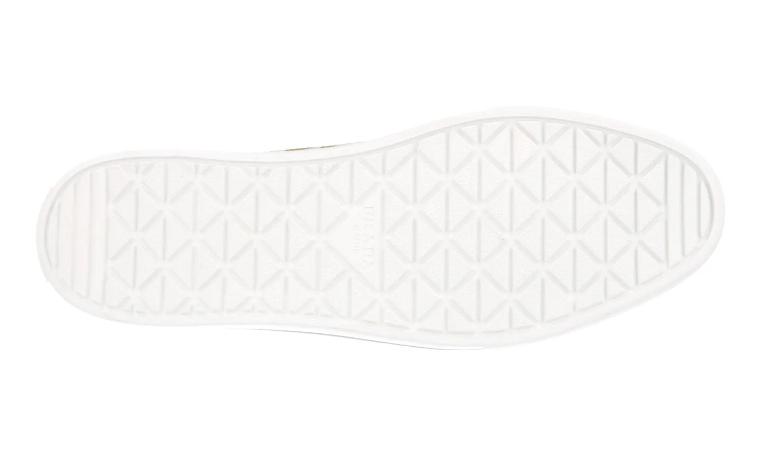 Prada Women's Beige Symbole St Tropez  Sneaker 1S942M Street traction