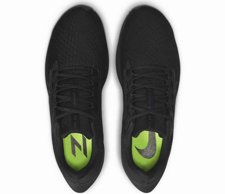 trendy shoe style Durability Guarantee Men's Nike Air Zoom Pegasus 38 (Black/Black)