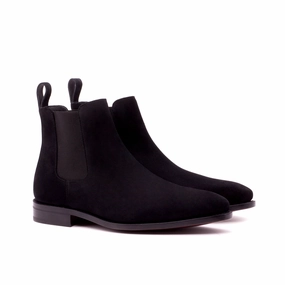 Wild Soul Black Suede Chelsea Boots