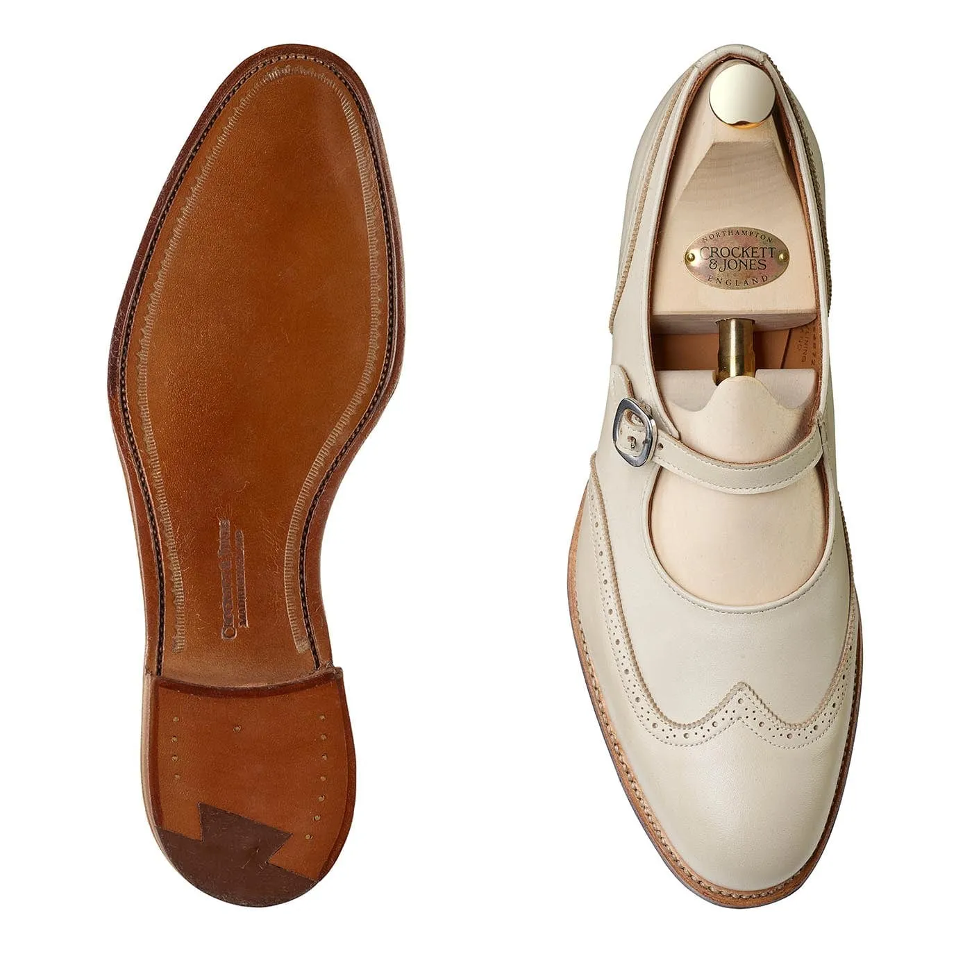 Timeless Appeal Smart Casual Mary Ivory Calf