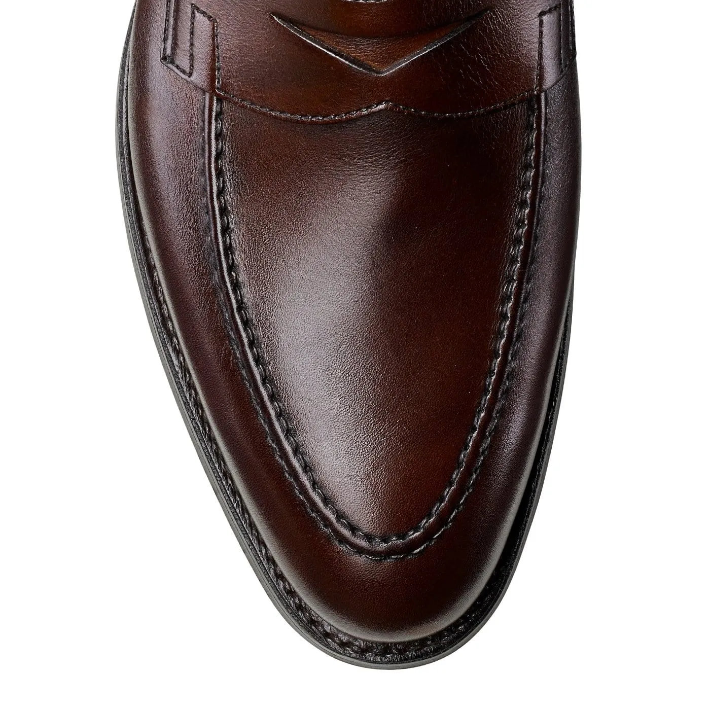 Embossed Patterns Outdoor Entry Sydney Dark Brown Burnished Calf (City Sole)