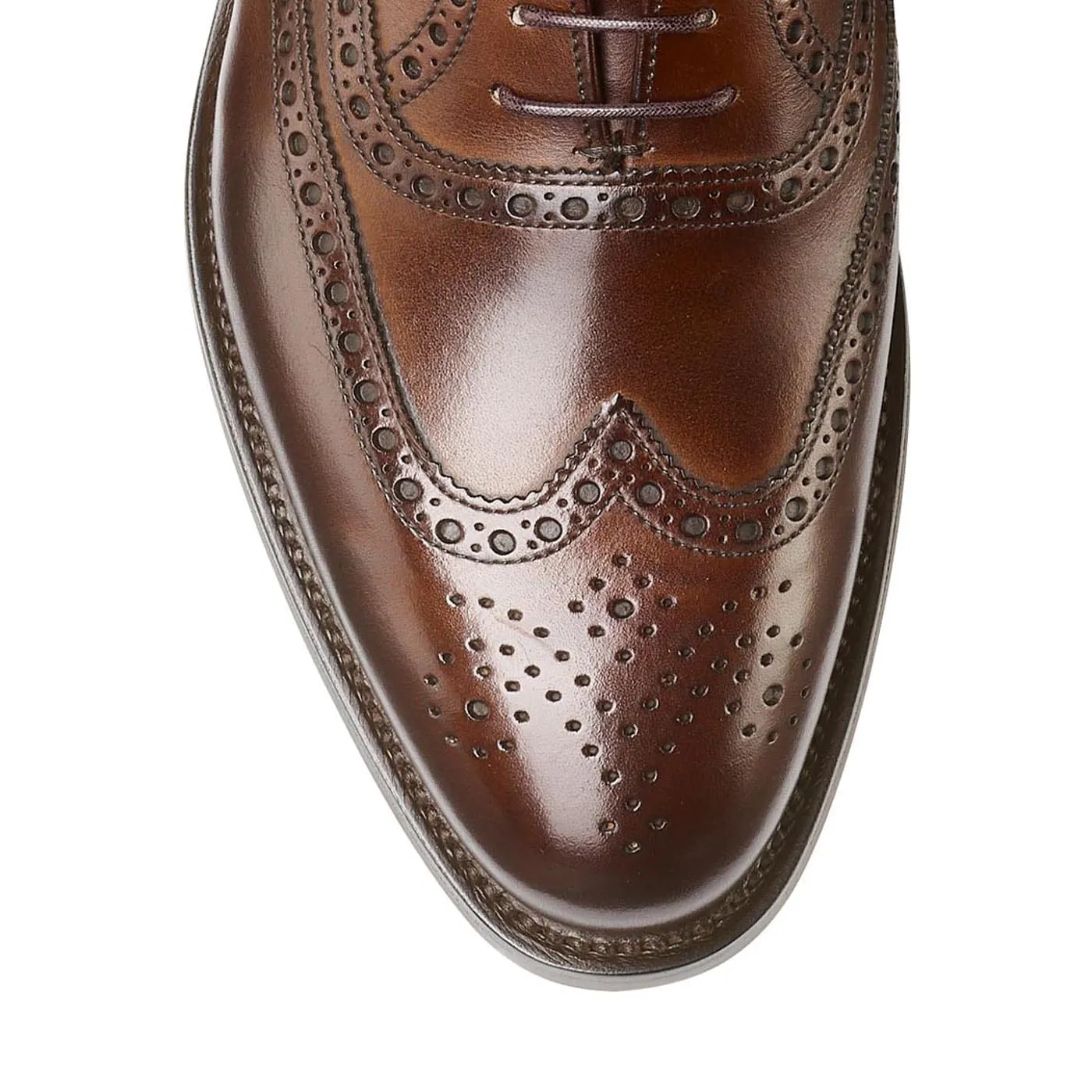 Westgate 2 Dark Brown Burnished Calf Elegant Attire