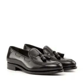 Soft Soles Tassel Loafer black box calf